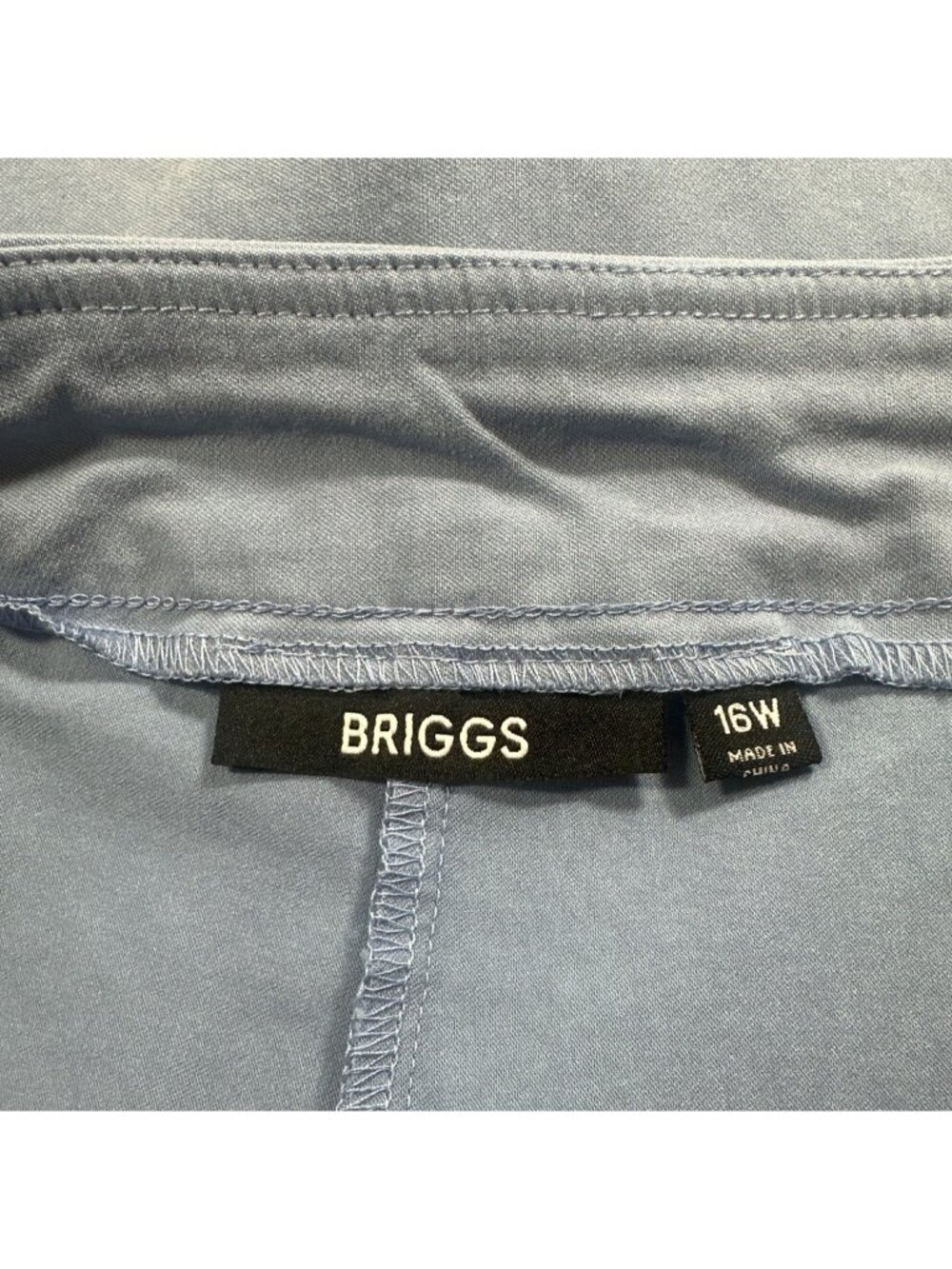 Briggs Womens Blue Skort 16W Lightweight Stretch Pull-On Tennis Paddle Ball - Picture 4 of 8